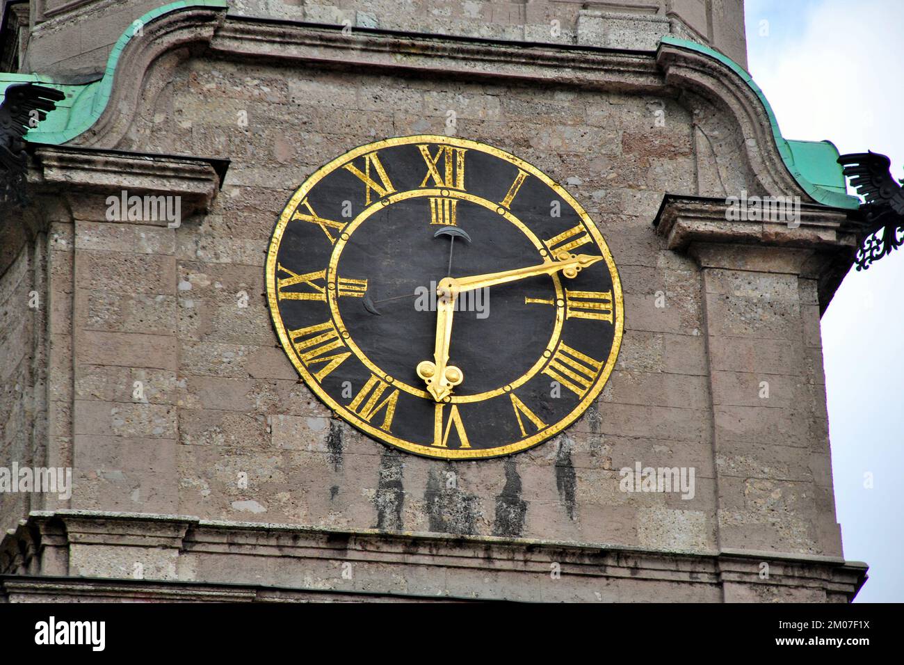 Cathédrale d'Innsbruck, également connue sous le nom de cathédrale Saint-Pétersbourg James, est une cathédrale baroque du 18th siècle située dans la ville d'Innsbruck, en Autriche, en Europe Banque D'Images