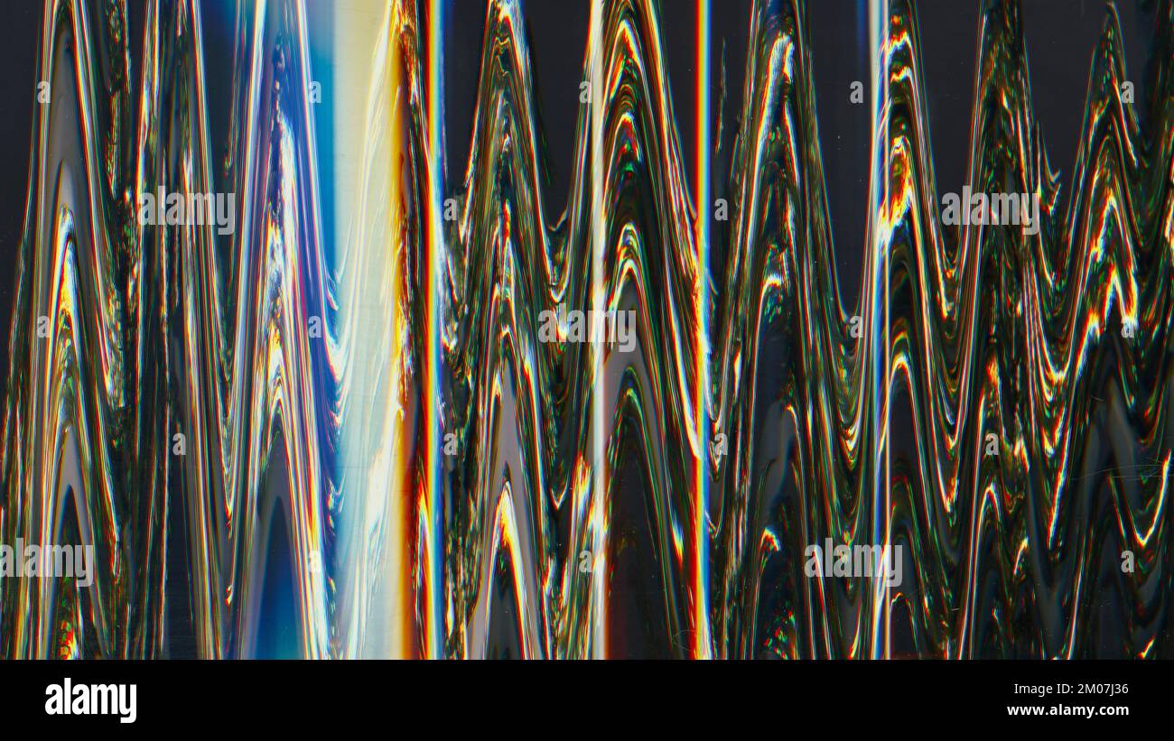 motif rayé de bruit de pixel d'art de glitch Banque D'Images