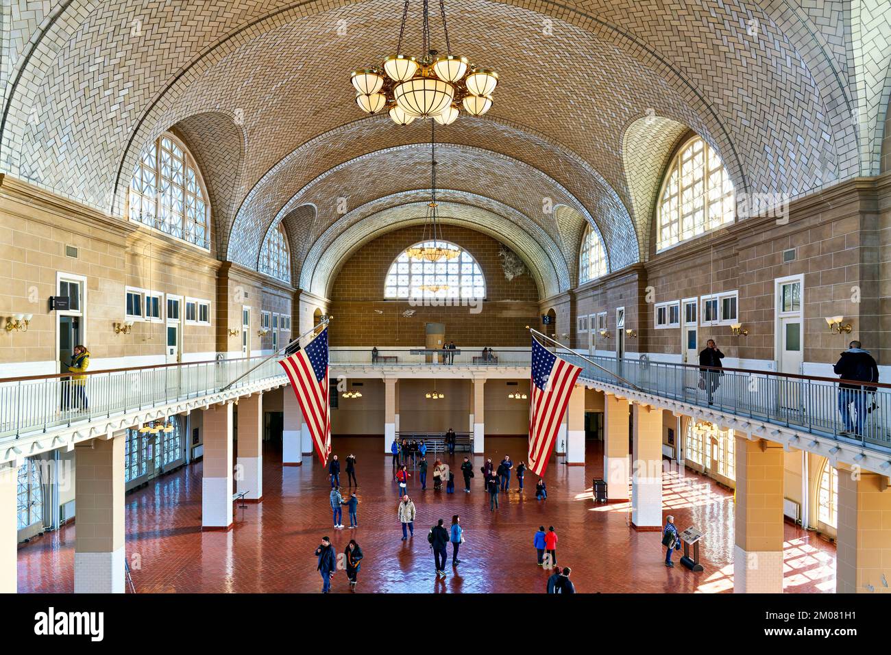 New York. Manhattan. États-Unis. Immigration à Ellis Island Banque D'Images