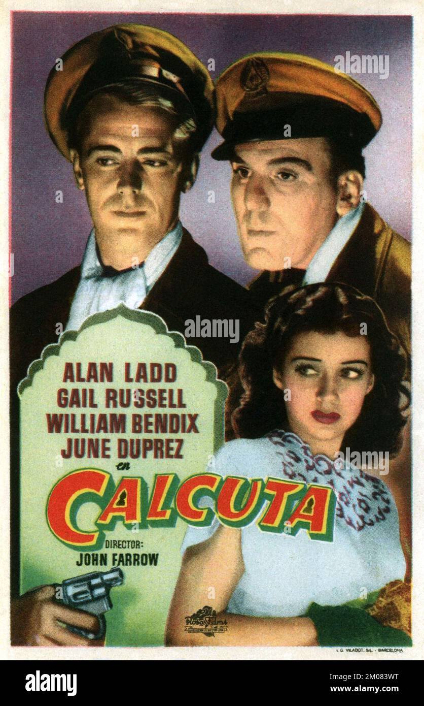 CALCUTTA (1947), réalisé par JOHN FARROW. Crédit : PHOTOS / Album PARAMOUNT Banque D'Images