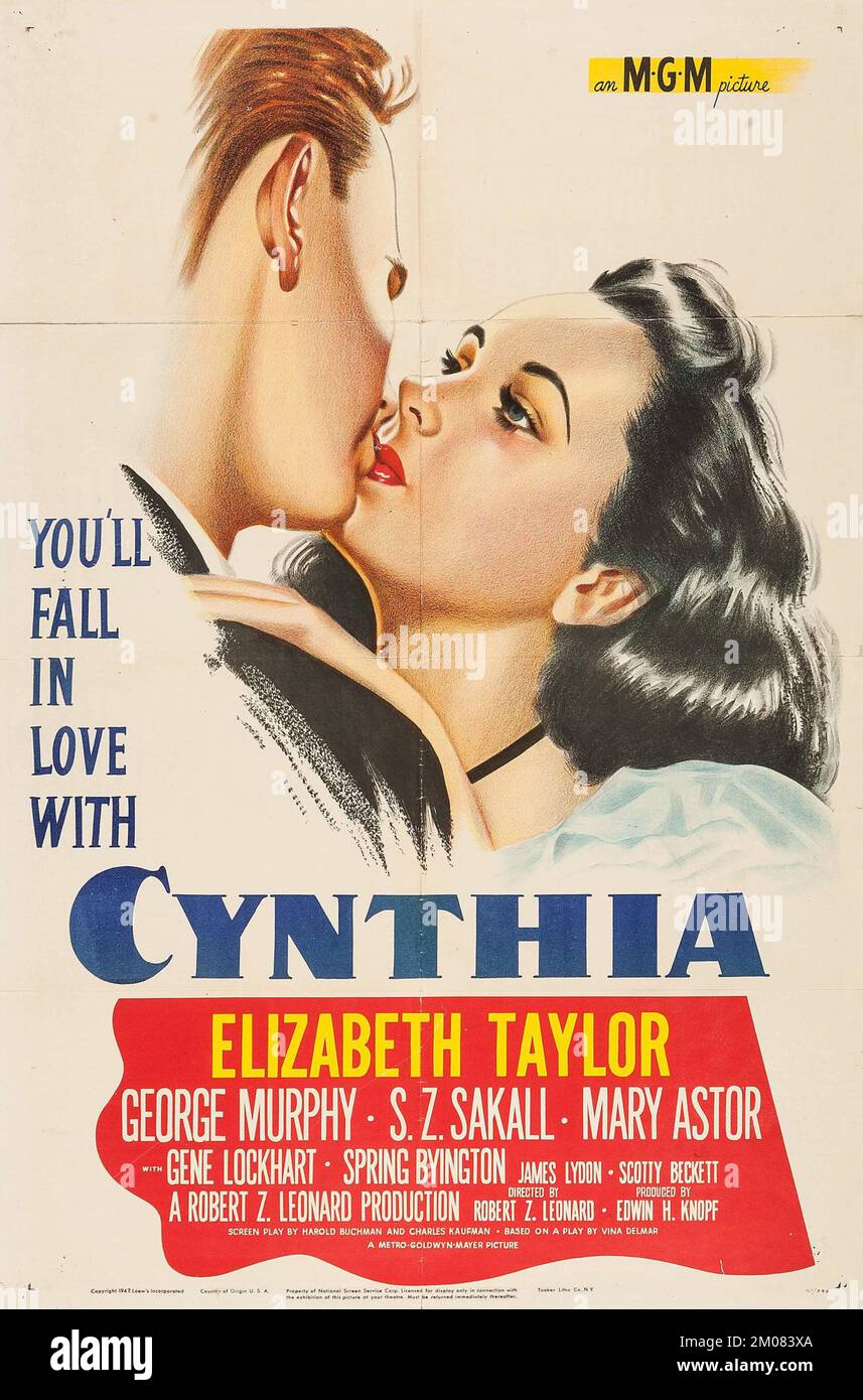CYNTHIA (1947), dirigée par ROBERT Z. LEONARD. Crédit: M.G.M. / Album Banque D'Images