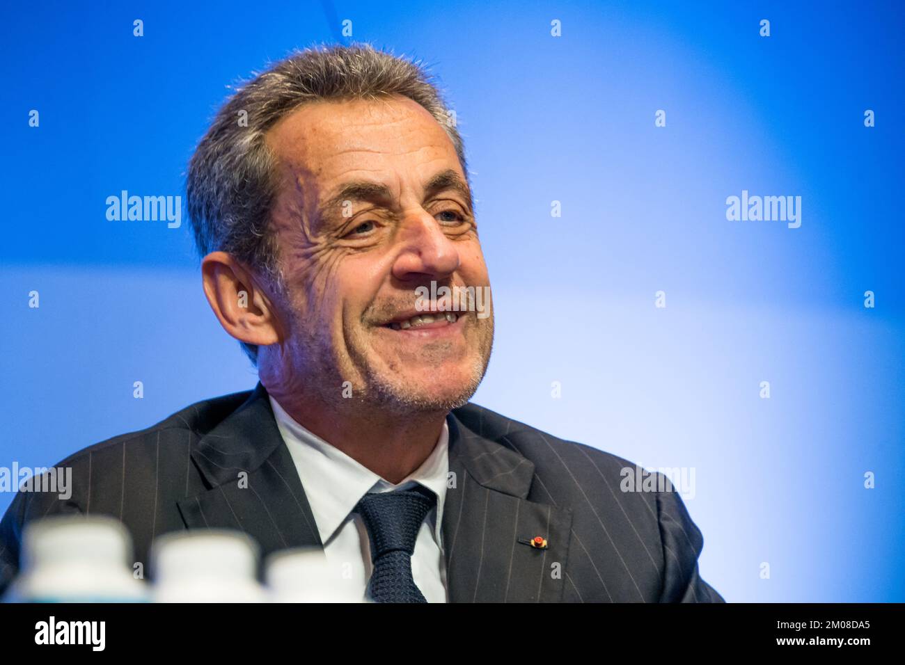 L'ancien président français Nicolas Sarkosy lors de la convention annuelle de la CRIF à Paris, France sur 4 décembre 2022. Photo de Pierrick Villette/ABACAPRESS.COM Banque D'Images