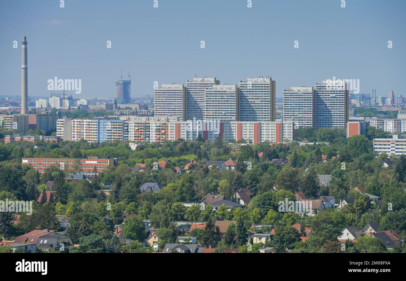 Allee der Kosmonauten, Wohnsiedlung, Marzahn, 130, Berlin, Deutschland Banque D'Images