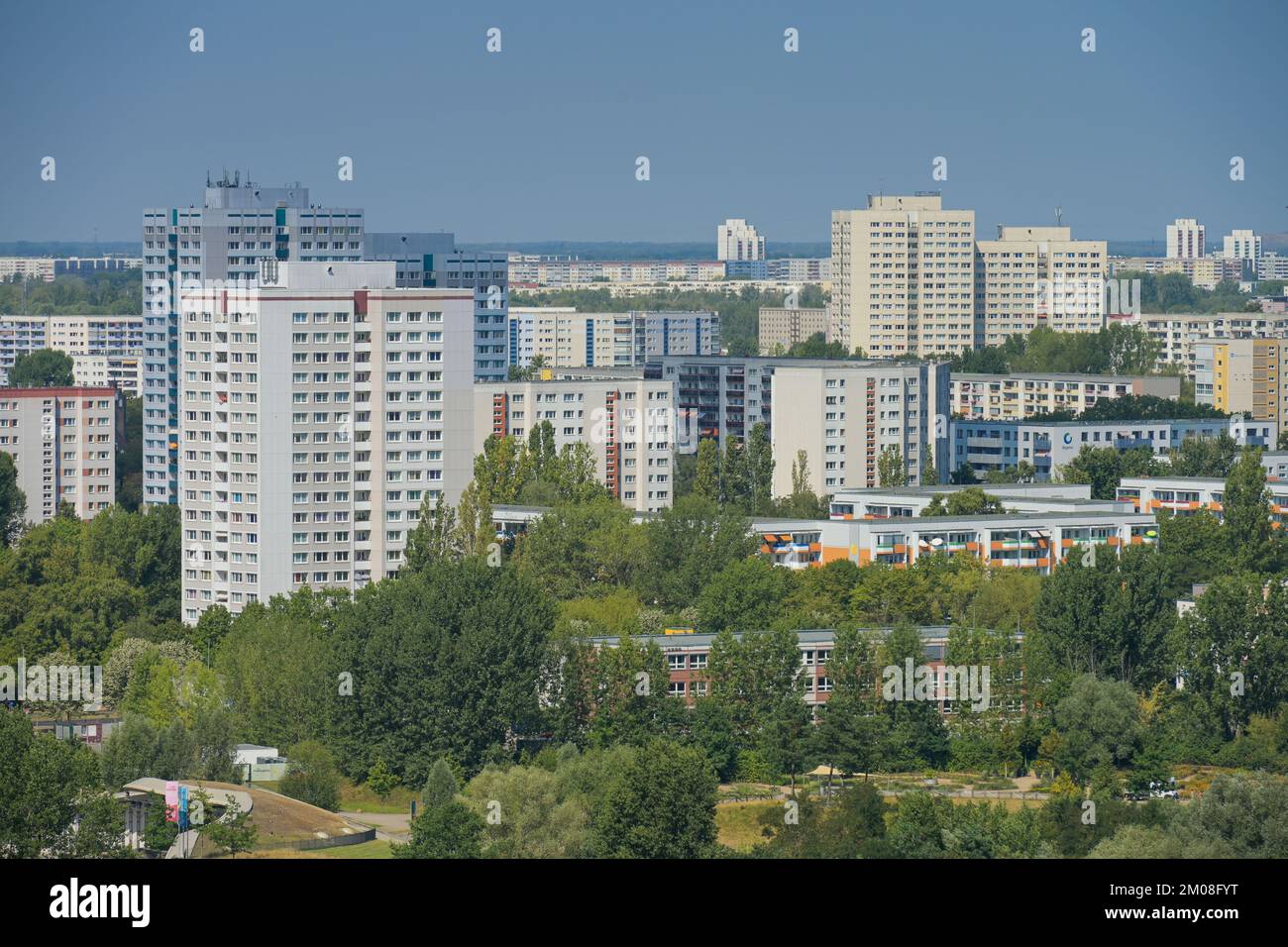 Allee der Kosmonauten, Wohnsiedlung, Marzahn, 130, Berlin, Deutschland Banque D'Images