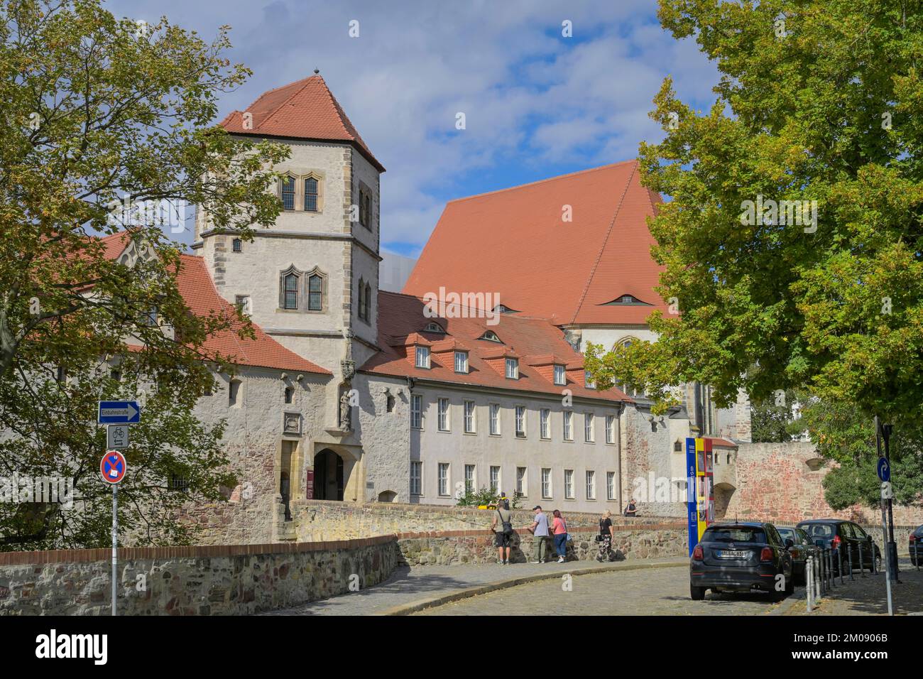 Moritzburg, Friedemann-Bach-Platz, Halle an der Saale, Sachsen-Anhalt, Allemagne Banque D'Images