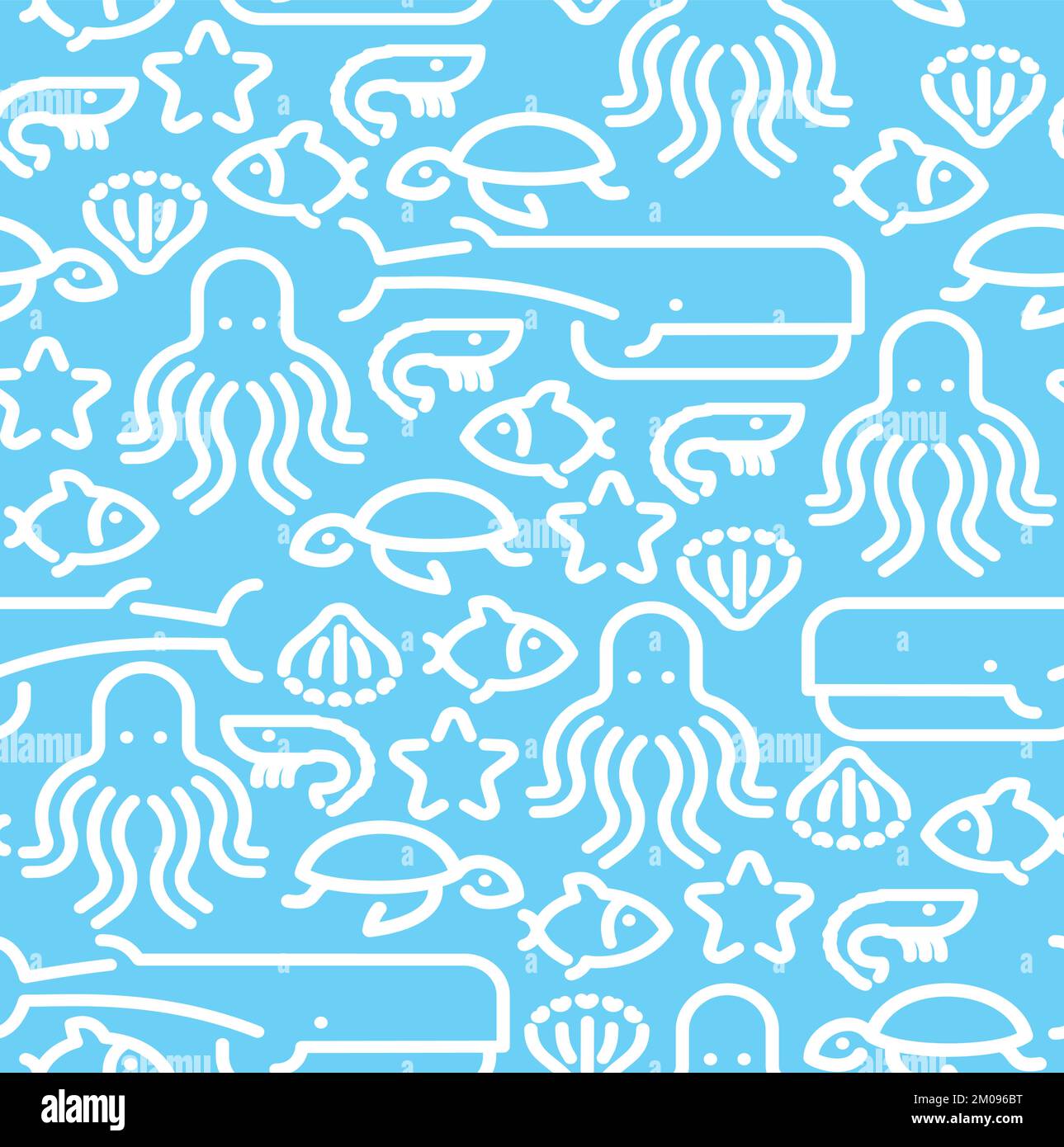 Rideau De Douche Enfant Sunlit - Jolies Baleines, Tortues Et Poissons