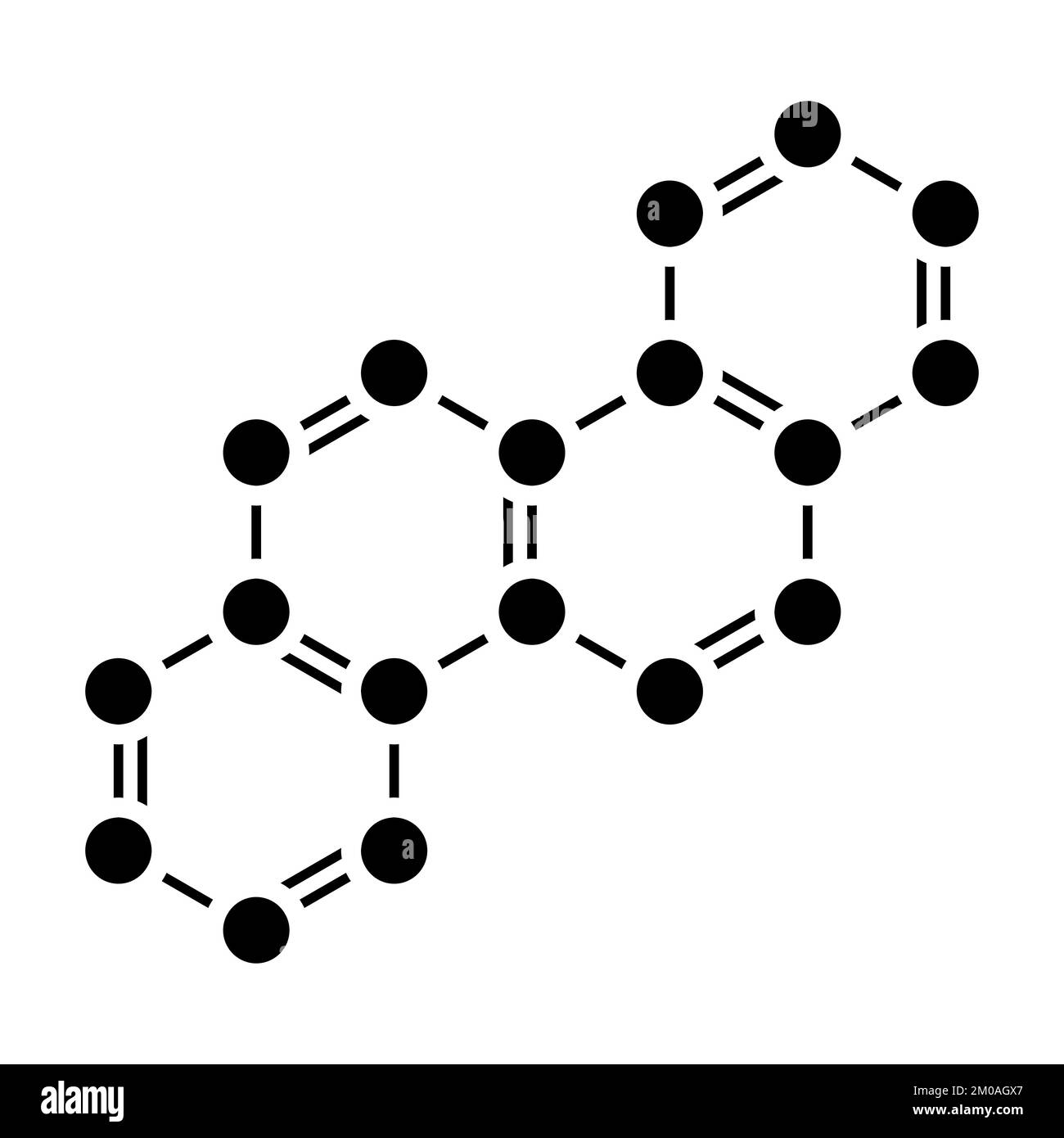 Icône de molécule abstraite. Symbole de chimie, science, laboratoire, éducation ou biochimie. Illustration vectorielle Illustration de Vecteur