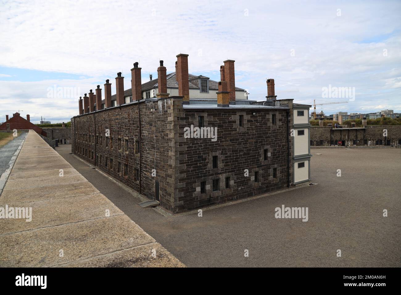 Casernes de la Citadelle de Halifax, Nouvelle-Écosse Banque D'Images