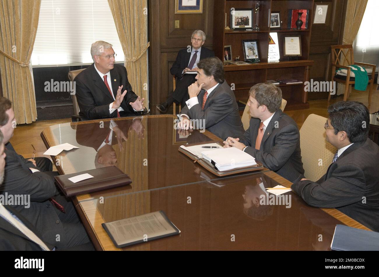 Bureau de l'administrateur (Stephen L. Johnson) - le gouverneur du Texas Rick Perry , Environmental protection Agency Banque D'Images