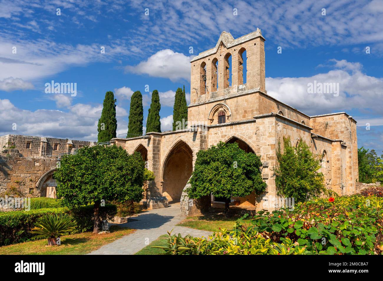 Monastère Bella Pais à Kyrenia, dans le nord de Chypre Banque D'Images