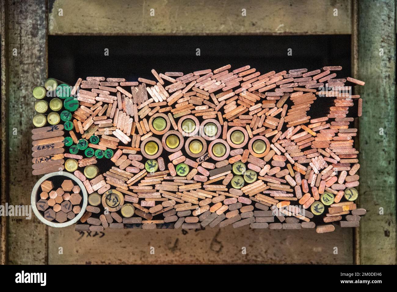 Cuivre dans un magasin de construction et de soudage dans la région de Jung-gu à Séoul, en Corée du Sud Banque D'Images