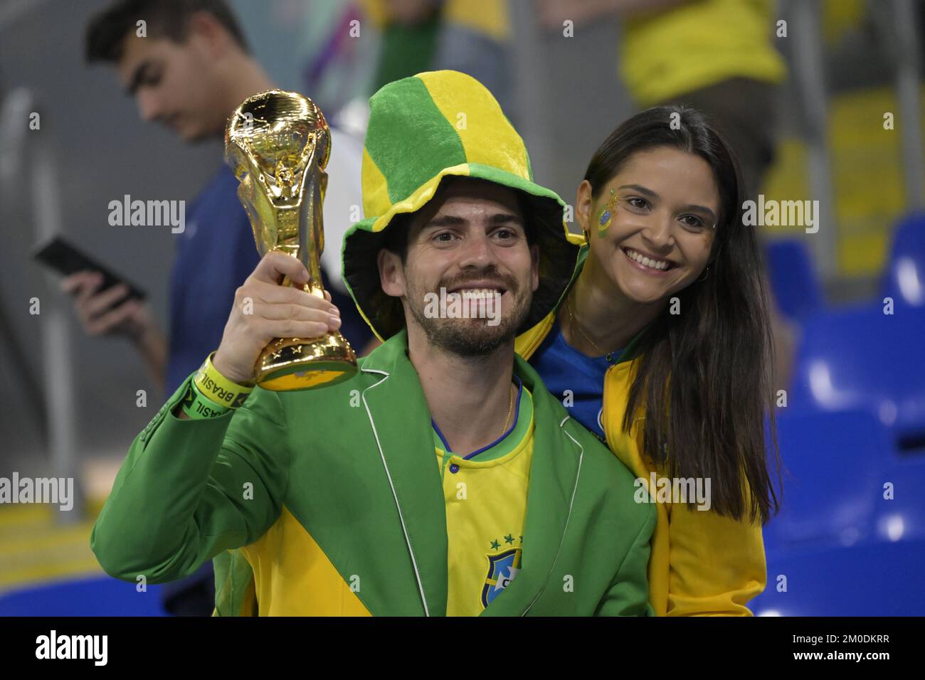 Brésil contre République de Corée, coupe du monde de la FIFA 2022, Round of 16, football, Stadium 974, Doha, Qatar - 05 décembre 2022 Banque D'Images