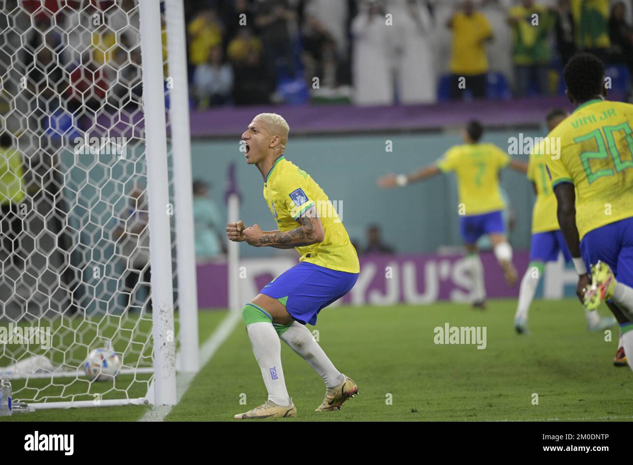 Brésil contre République de Corée, coupe du monde de la FIFA 2022, Round of 16, football, Stadium 974, Doha, Qatar - 05 décembre 2022 Banque D'Images