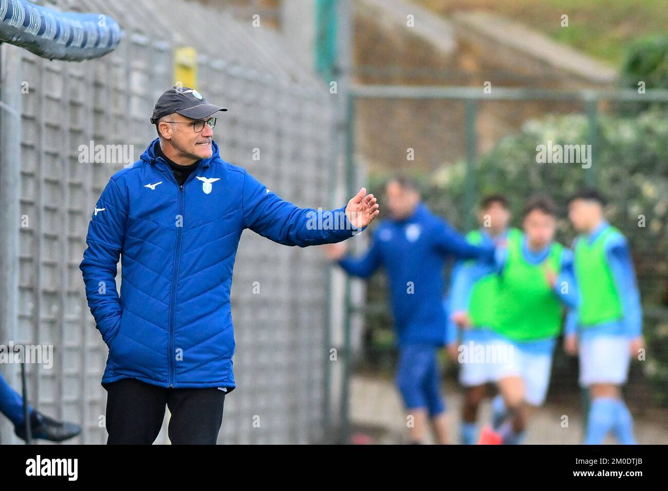 Formello, Rome, Italie. 3rd décembre 2022. Stefano Sandrra de S.S. Latium lors du match Primavera 2 entre SS Lazio U19 et Ternana U19 au centre sportif de Formello sur 3 décembre 2022 à Rome, Italie. (Credit image: © Domenico Cippitelli/Pacific Press via ZUMA Press Wire) Banque D'Images