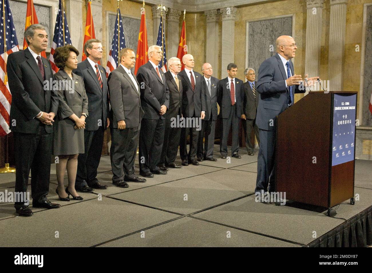 Bureau de l'administrateur (Stephen L. Johnson) - États-Unis - Signature du dialogue économique stratégique de la Chine , Agence de protection de l'environnement Banque D'Images
