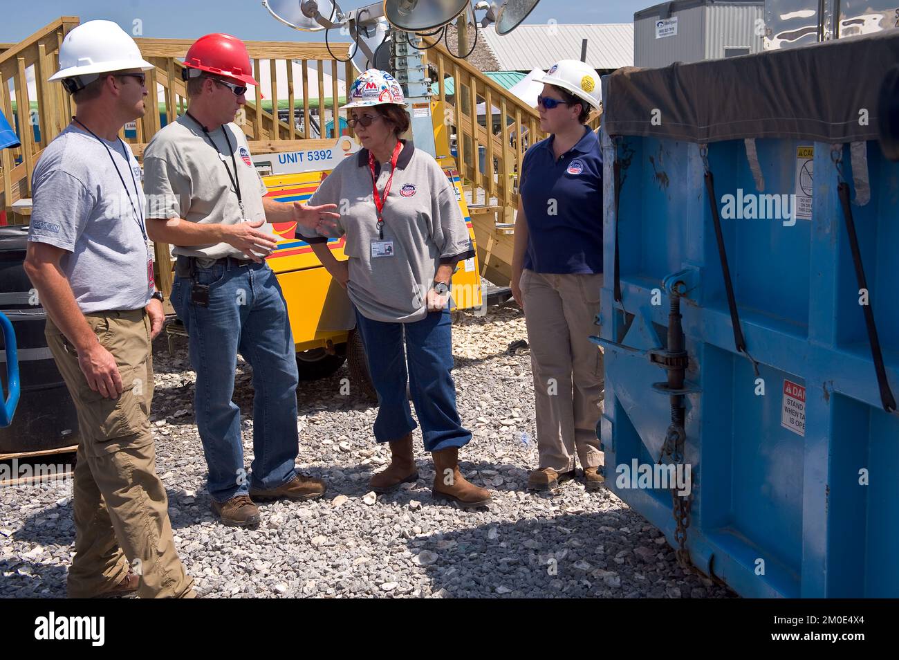 Bureau de l'Administrateur (Lisa P. Jackson) - Images diverses (BP Oil Spill) - l'huile de BP Spill couvre la plage et la jetée du parc national de Grand Isle, Grand Isle, LA. Photo de l'USEPA par Eric Vance , Agence de protection de l'environnement Banque D'Images