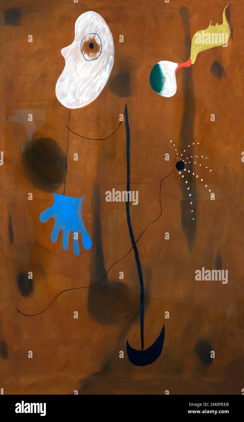 Painting, Joan Miro, 1925, Berlin Neue Nationalgalerie, Berlin, Allemagne, Europe Banque D'Images