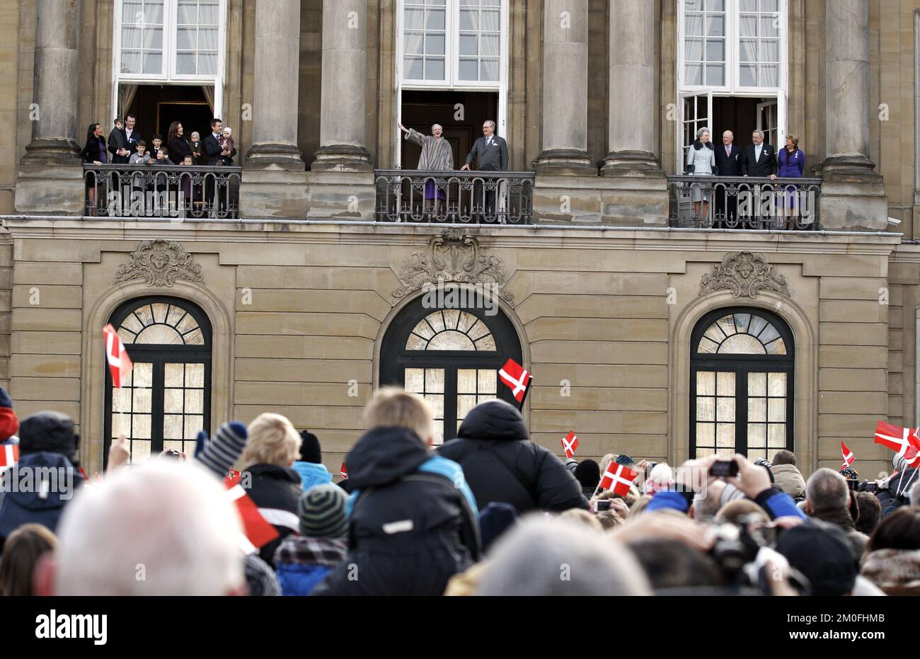 La reine Margrethe du Danemark célèbre 40 ans sur le trône. La famille