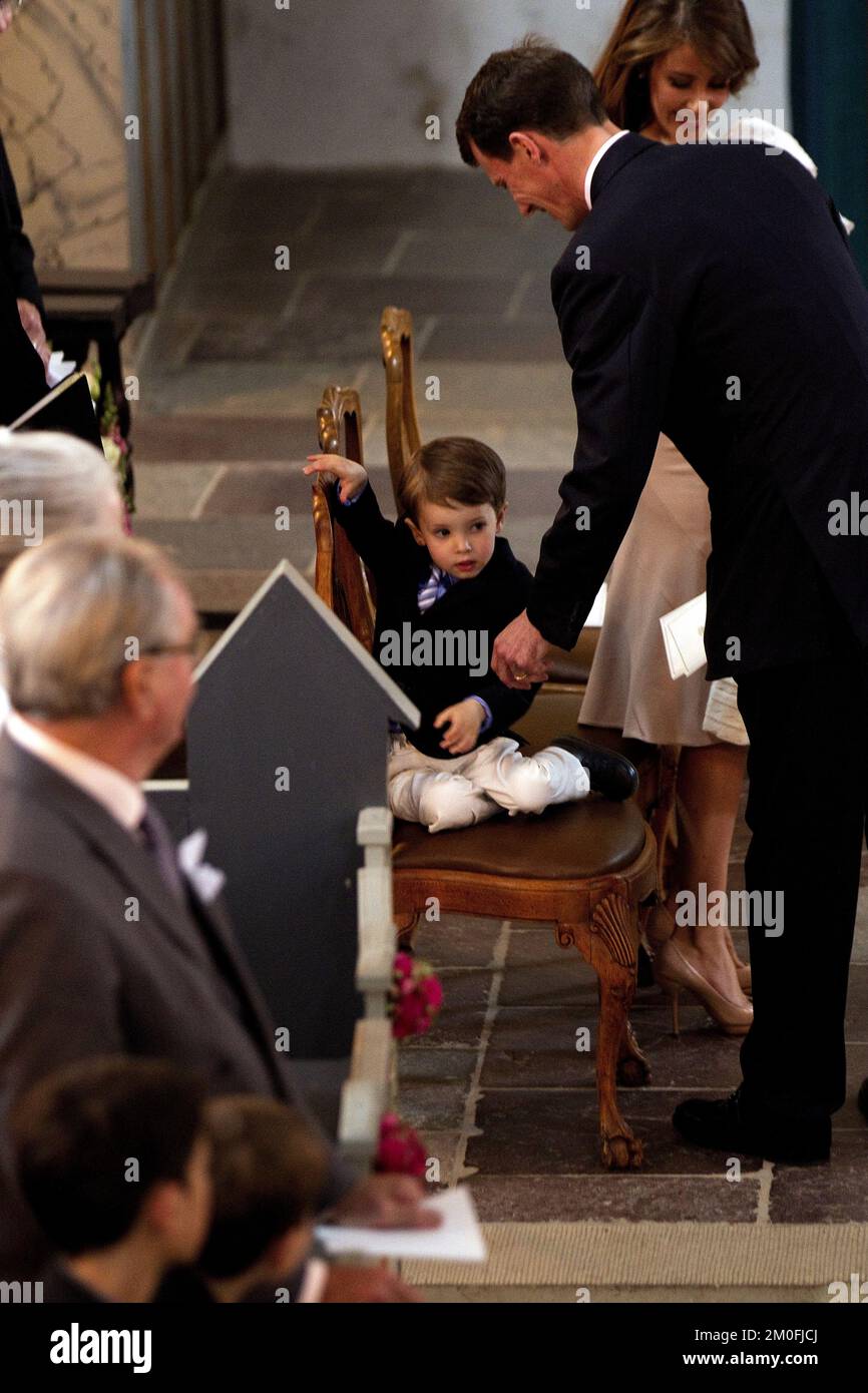 Prince Joachim, Prince Henrik et Princesse Marie. Banque D'Images