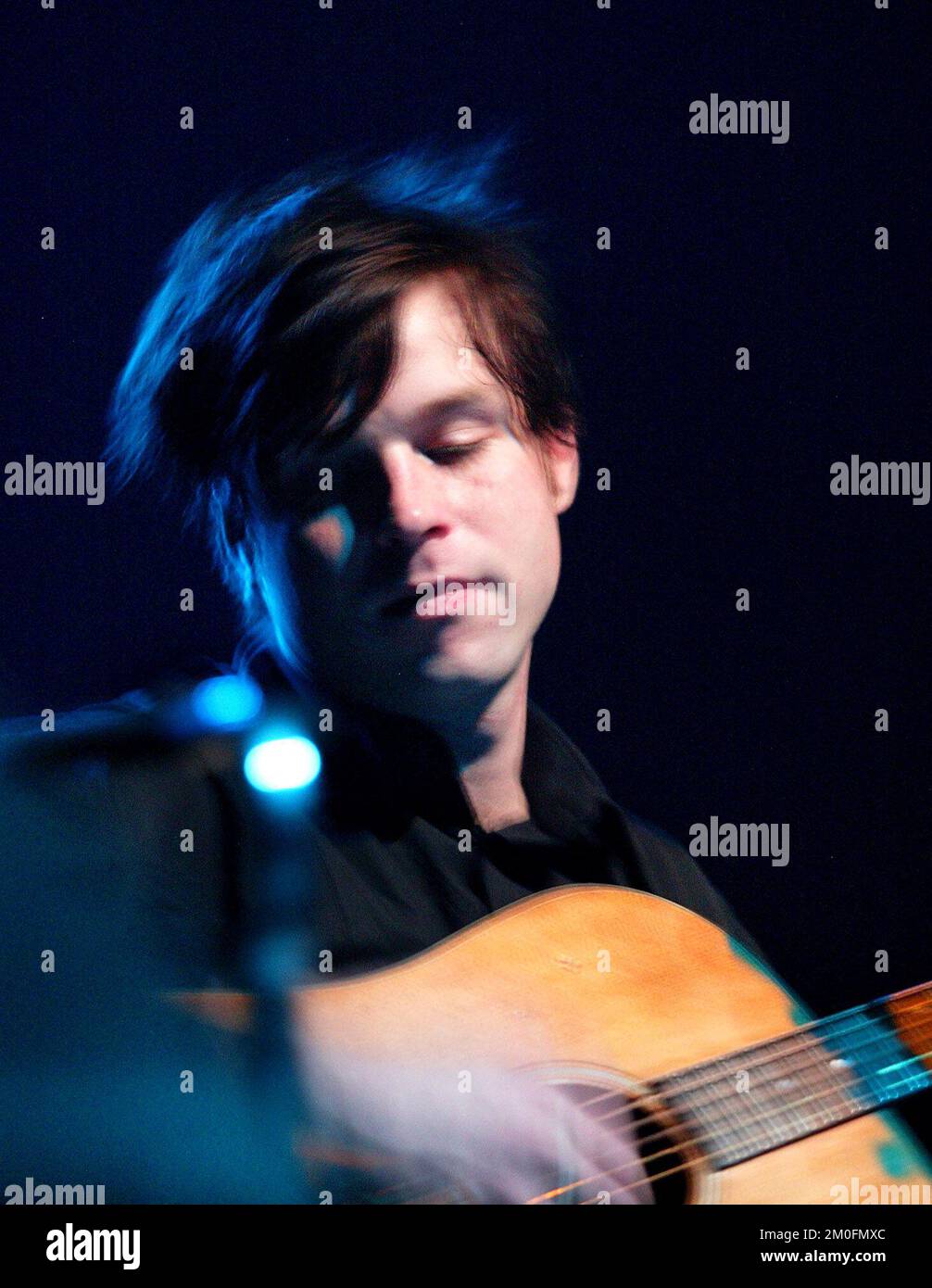 Magasin Vega', Copenhague : Ryan Adams en consert. Banque D'Images