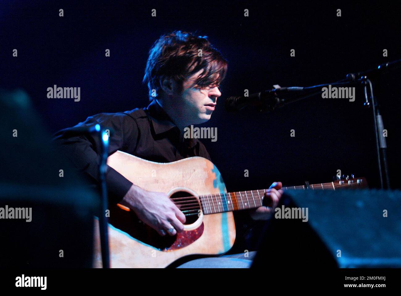 Magasin Vega', Copenhague : Ryan Adams en consert. Banque D'Images