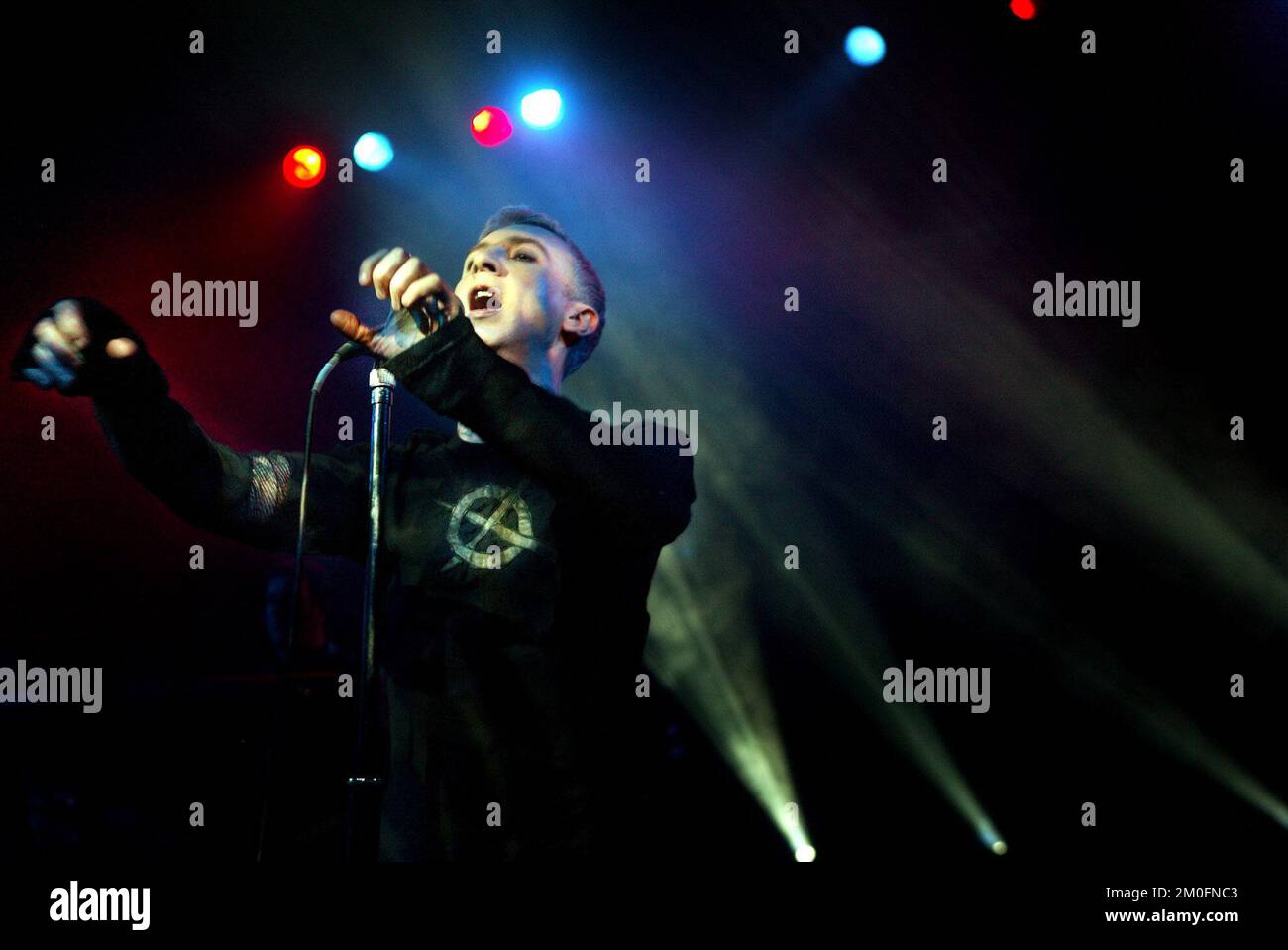Marc Almond, ancien chanteur de Soft Cell, jouant au 'Store Vega' à Copenhague. Banque D'Images