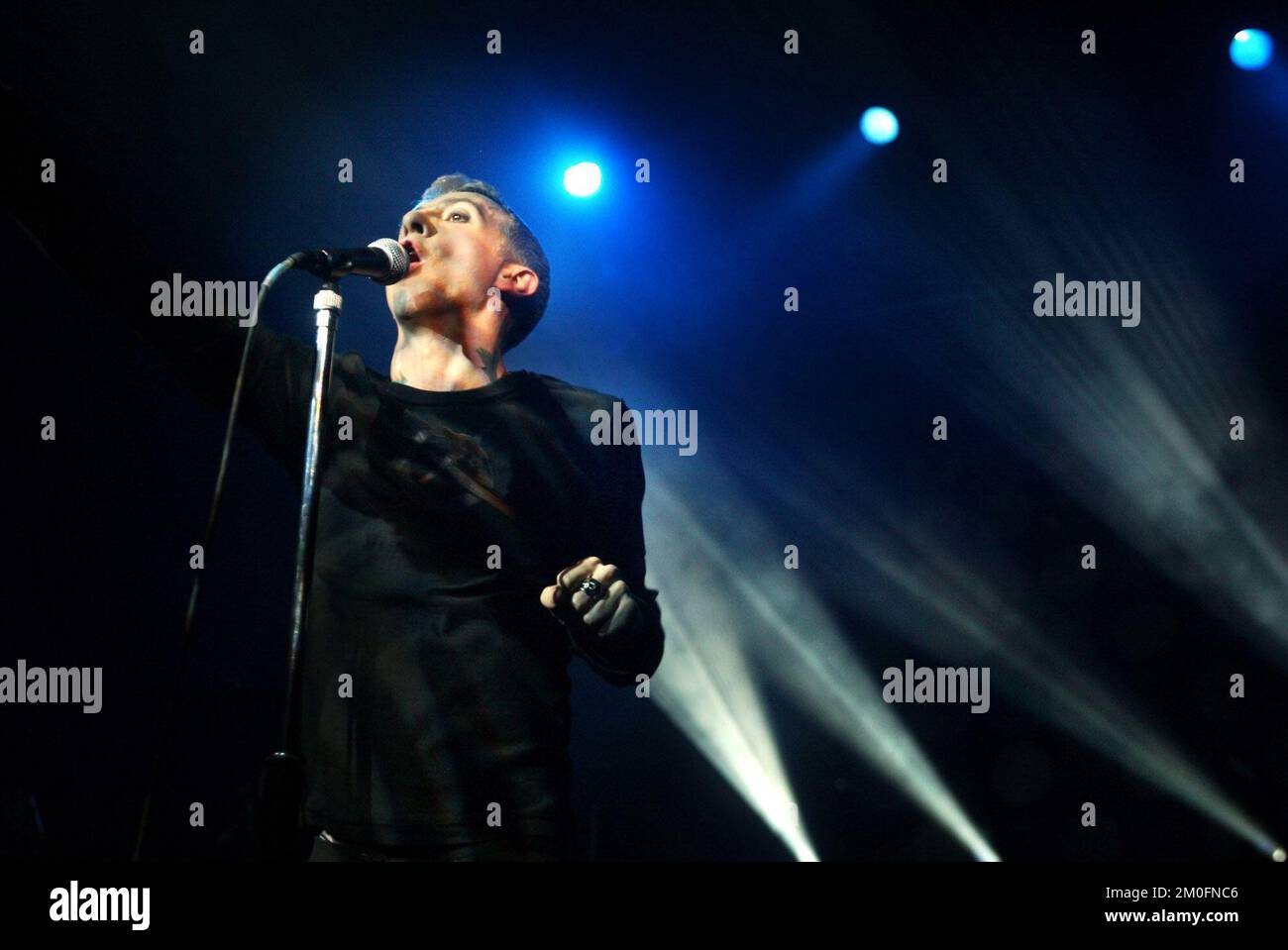 Marc Almond, ancien chanteur de Soft Cell, jouant au 'Store Vega' à Copenhague. Banque D'Images