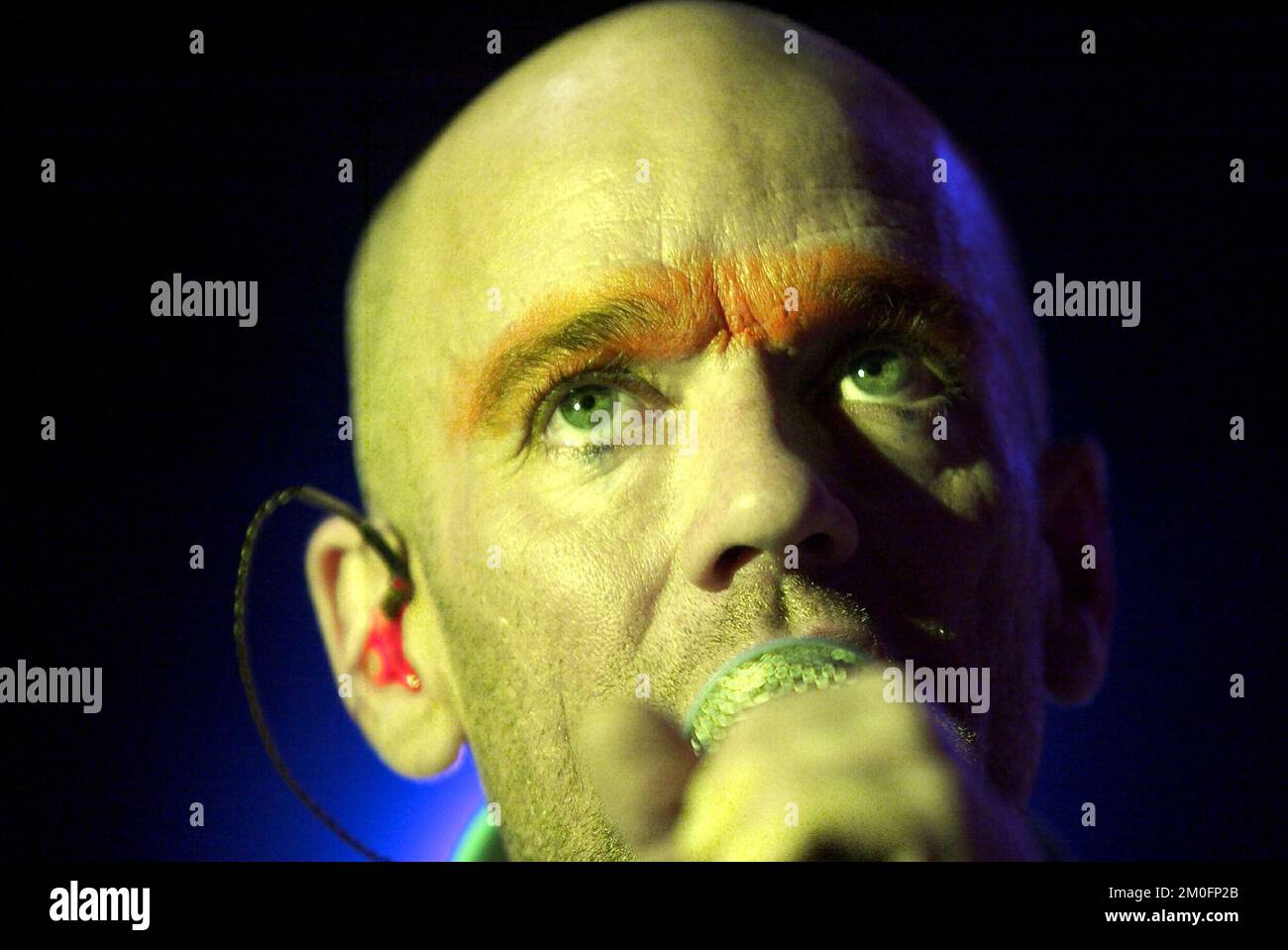 Michael Stipe de R.E.M au festival Midtfyns. Banque D'Images