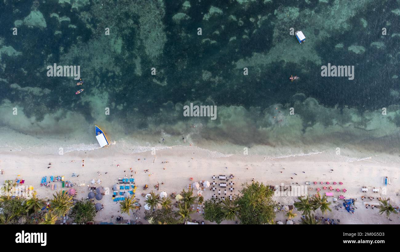 Alona Beach, Panglao, Bohol, Philippines Banque D'Images