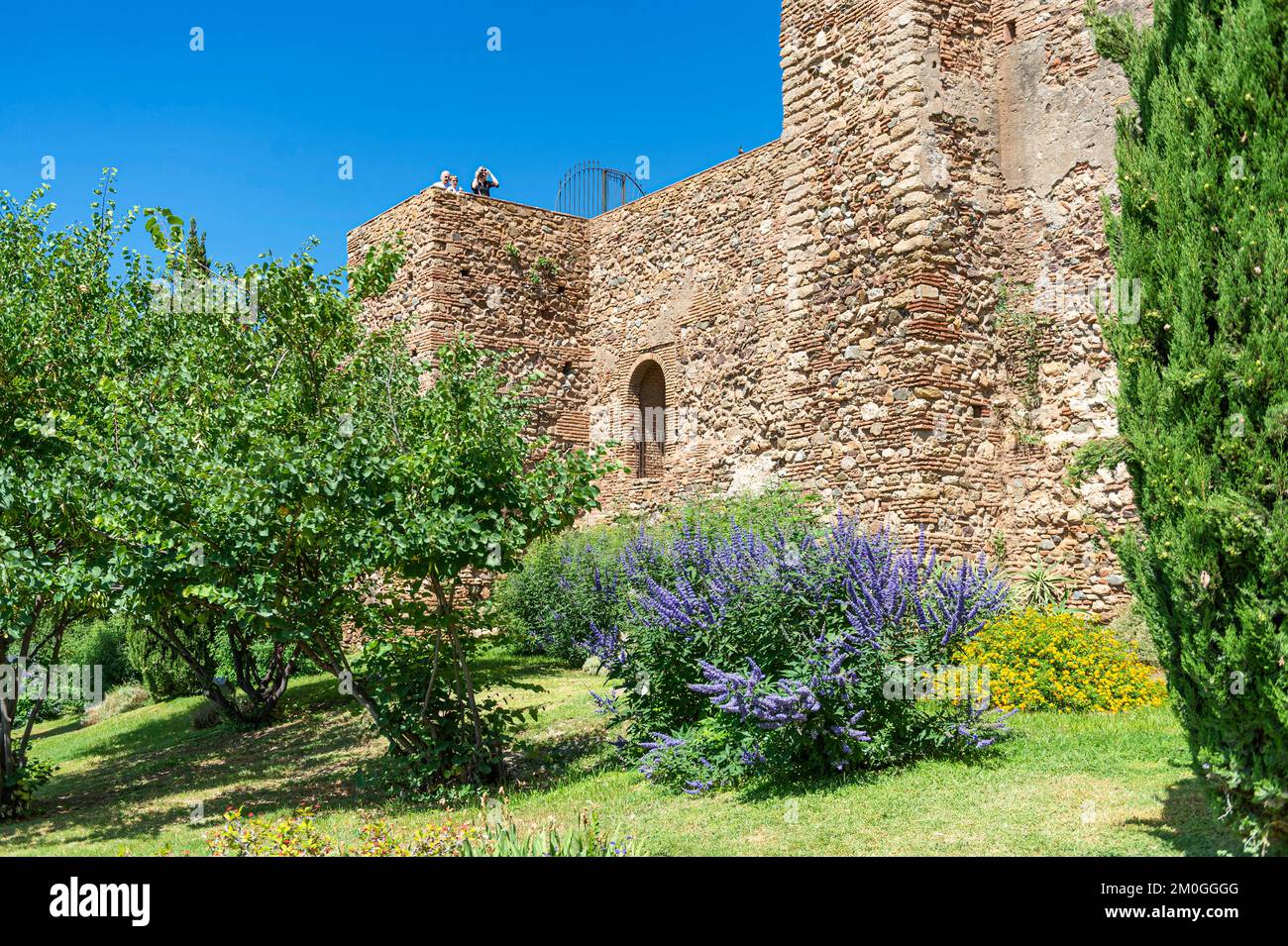 alcazaba, malaga, espagne Banque D'Images
