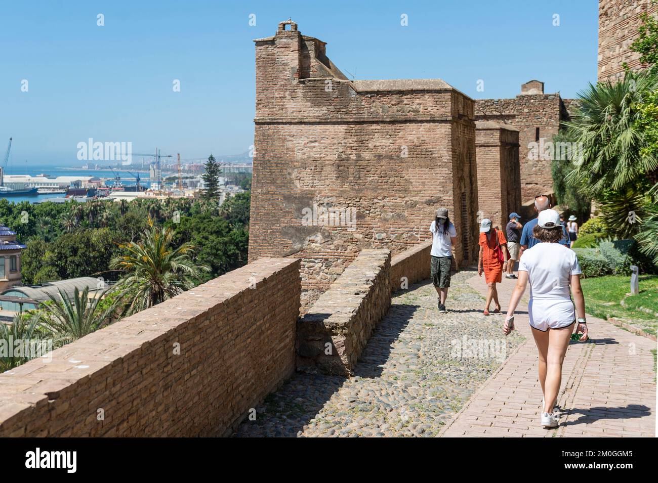 alcazaba, malaga, espagne Banque D'Images