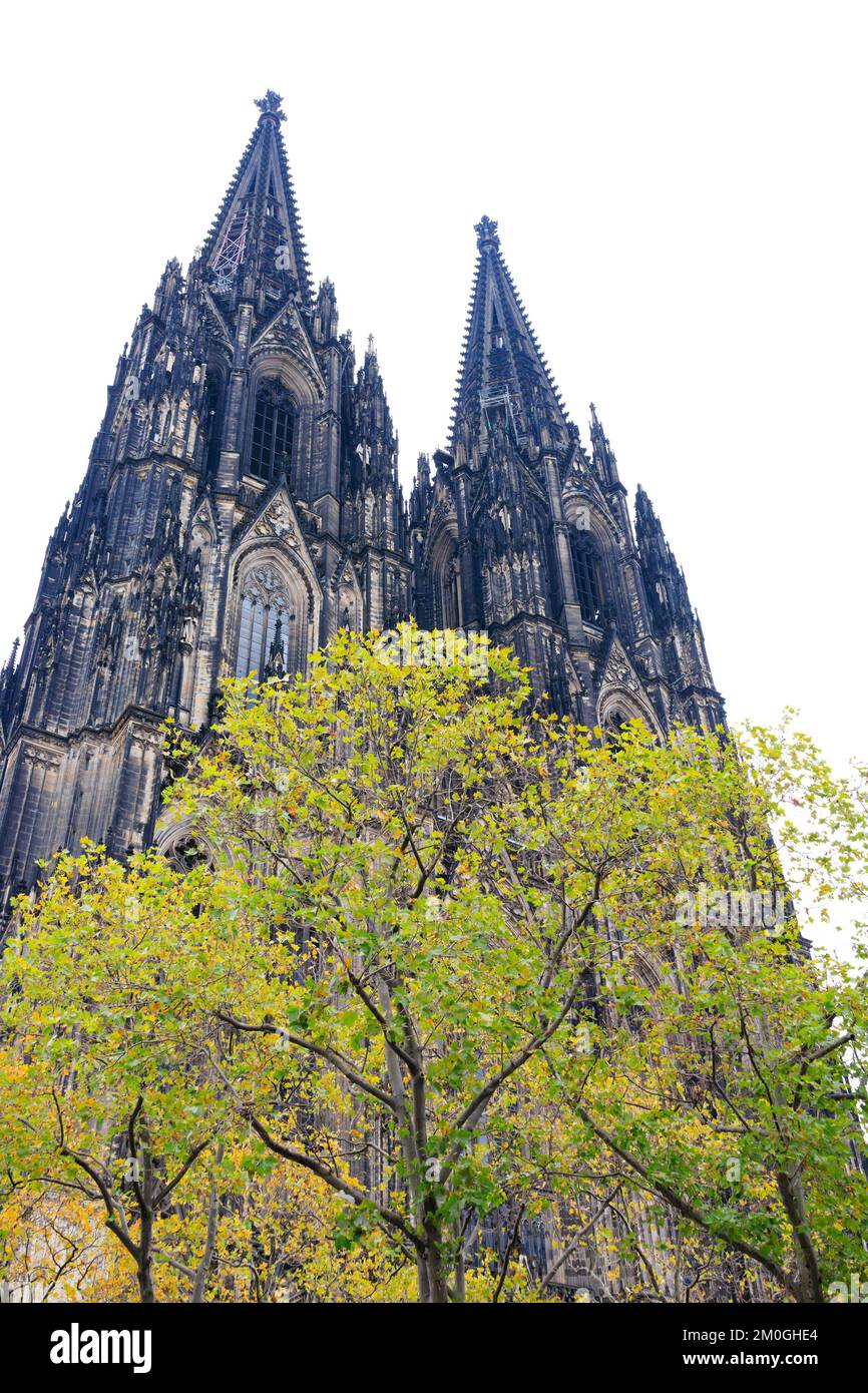 Cathédrale de Cologne, Dom, , Rhénanie-du-Nord-Westphalie, Allemagne de l'Ouest Banque D'Images