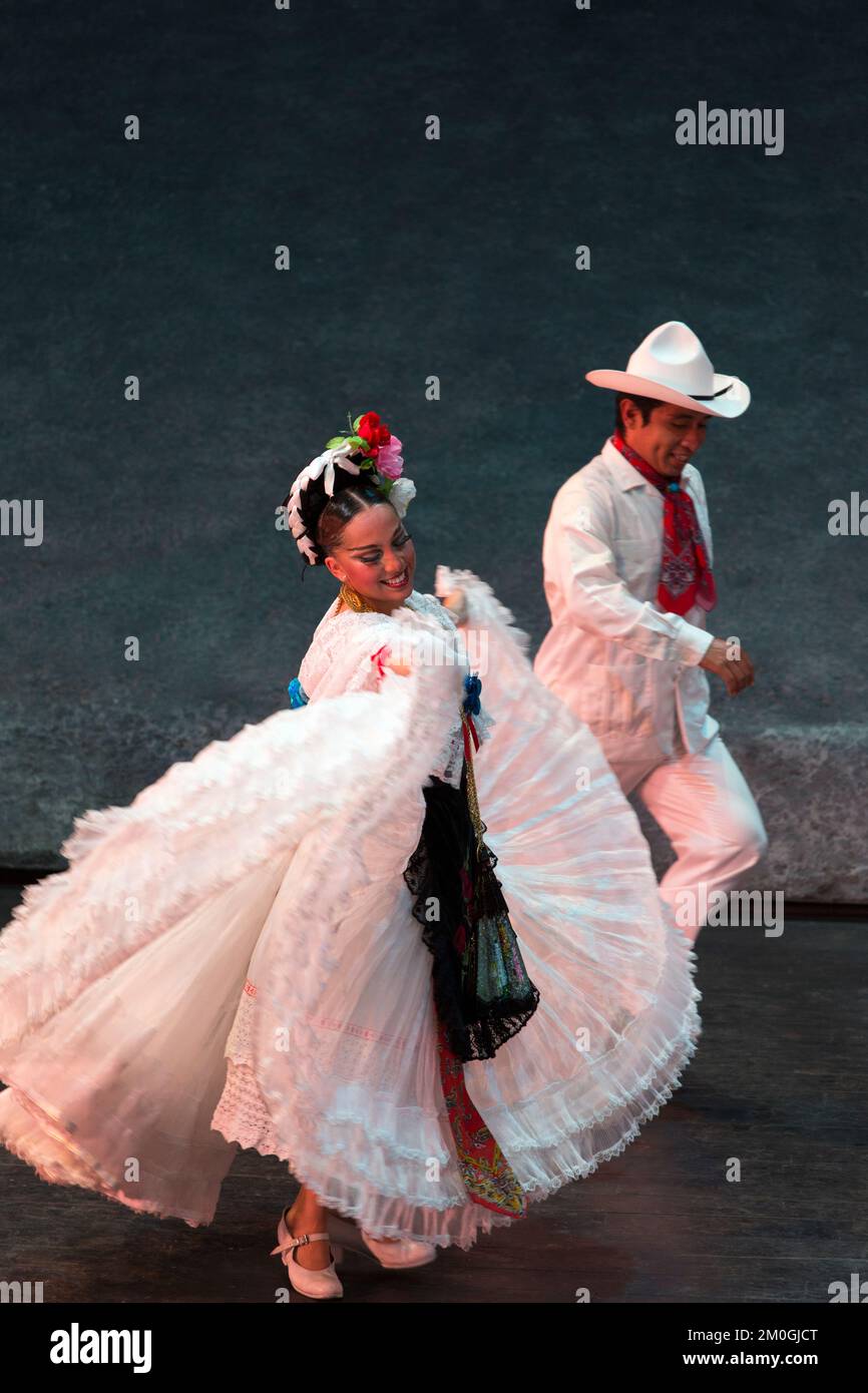 Xcaret Mexico Espectacular, spectacle culturel Folklorique Banque D'Images