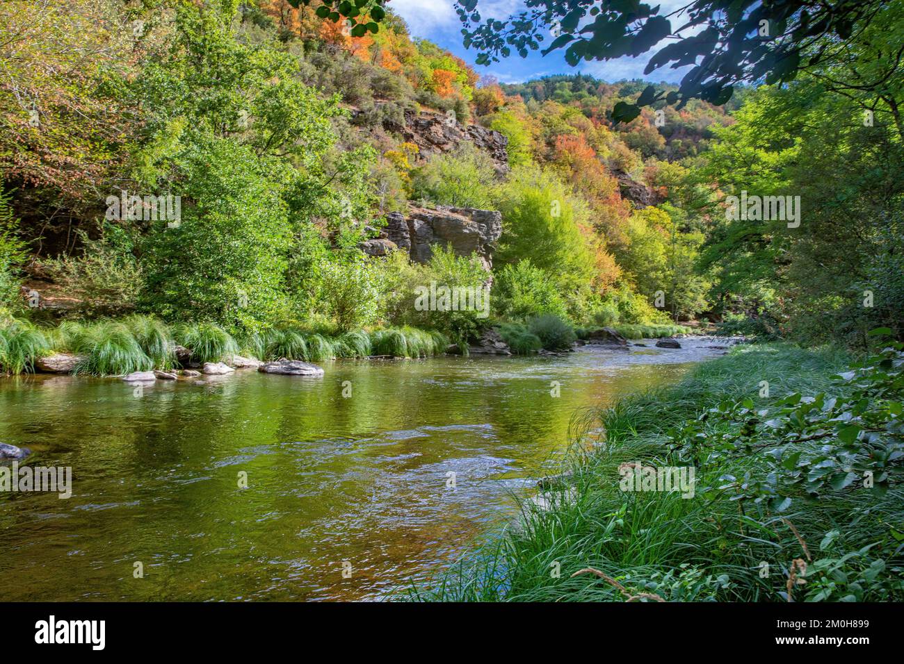 France, Tarn, Pampelonne, vallée de Viaur Banque D'Images