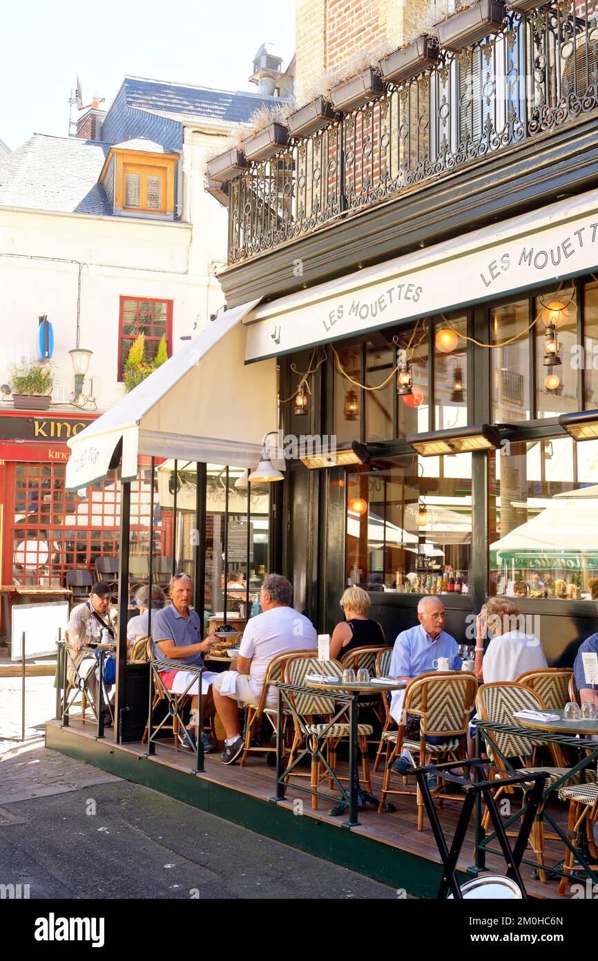 France, Calvados (14), pays d'Auge, Côte fleurie, Trouville-sur-Mer/France, Calvados, pays d'Auge, Côte fleurie, Trouville sur Mer Banque D'Images