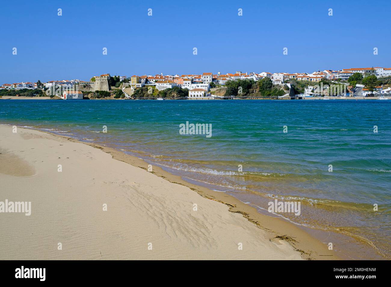 Portugal, Alentejo, Vila Nova de Milfontes, plage de Furnas Banque D'Images