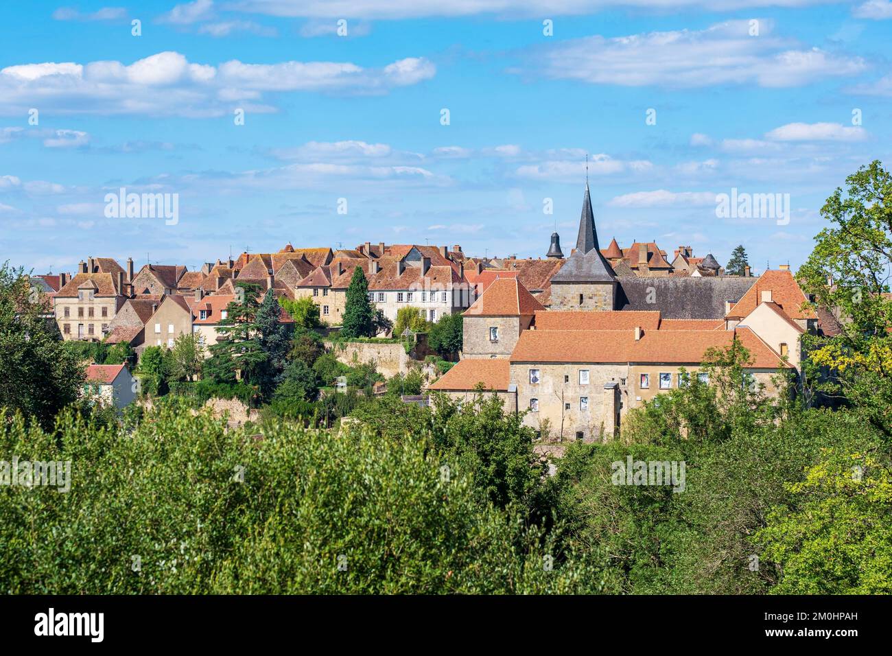 France, Indre, SaintBenoitduSault, ancienne cité médiévale étiquetée