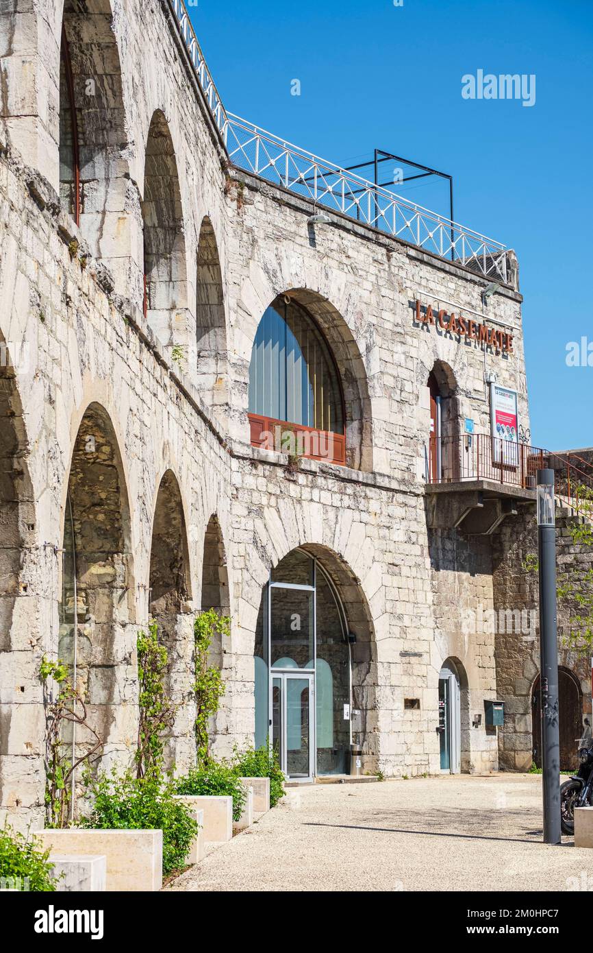 France, Isère, Grenoble, le Casemate construit en 1830s dans le cadre