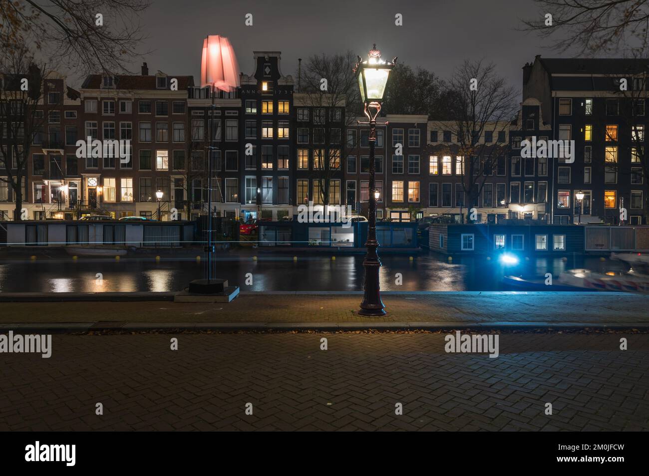 Installation à Amsterdam Light Festival de 2022 Banque D'Images