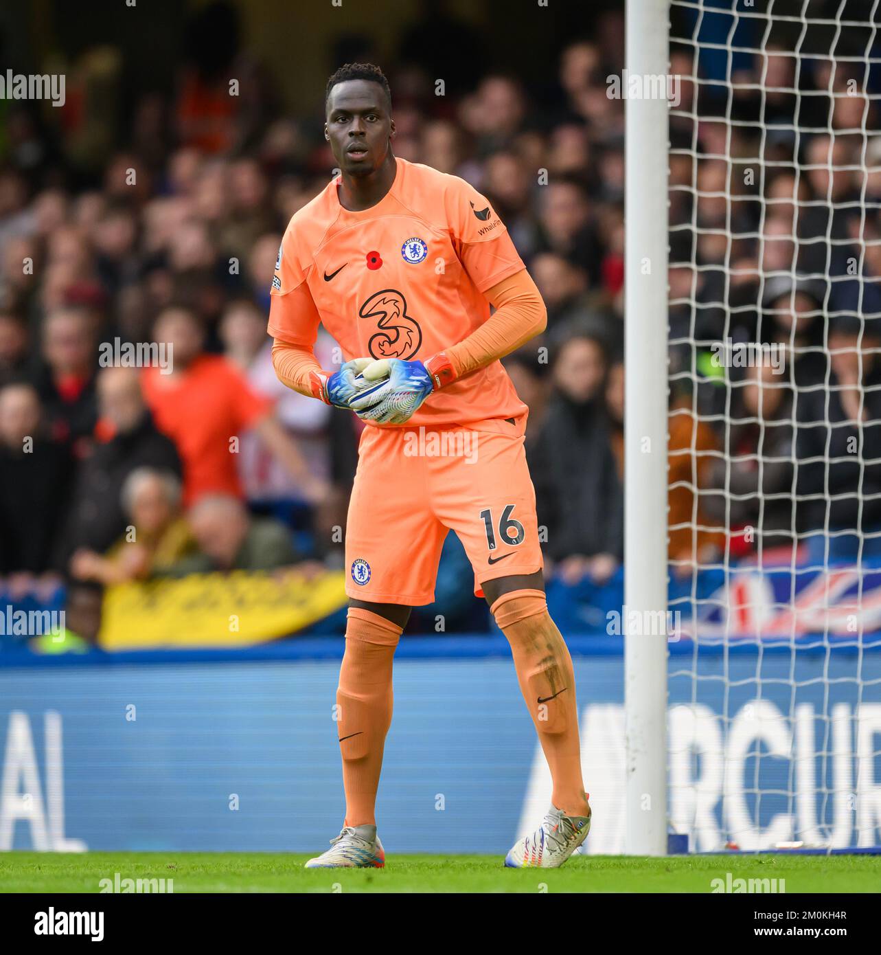 06 nov 2022 - Chelsea c. Arsenal - Premier League - Stamford Bridge Edouard Mendy de Chelsea pendant le match de la Premier League au Stamford Bridge. Image : Mark pain / Alamy Banque D'Images