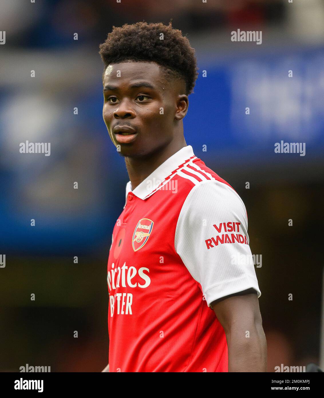 06 novembre 2022 - Chelsea / Arsenal - Premier League - Stamford Bridge Bukayo Saka d'Arsenal pendant le match de Premier League au Stamford Bridge. Image : Mark pain / Alamy Banque D'Images