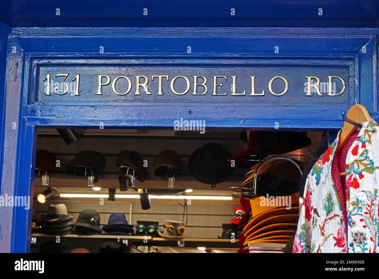 Classic shopfront 131 Portobello Road, Notting Hill, RBKC, Londres, Angleterre, Royaume-Uni, W11 2DY Banque D'Images