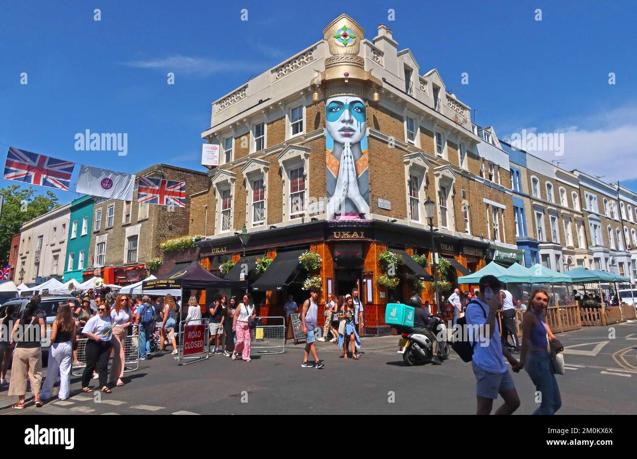 RESTAURANT japonais UKAI, 240 Portobello Rd, Notting Hill, Londres, Angleterre, ROYAUME-UNI, W11 1LL Banque D'Images