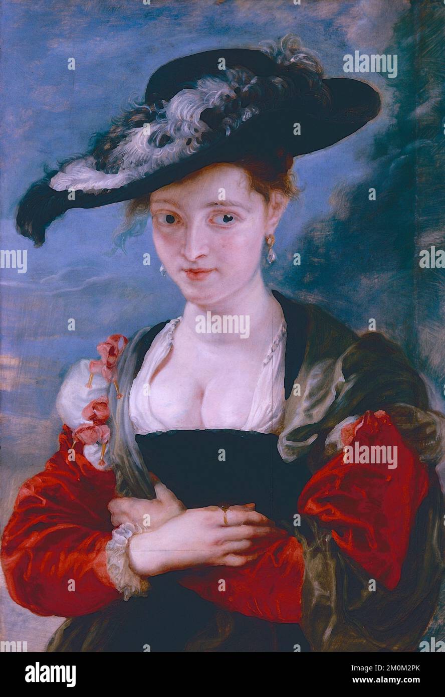 Portrait de Susanna Fourment, peinture de l'artiste flamand Peter Paul Rubens, 1960s Banque D'Images