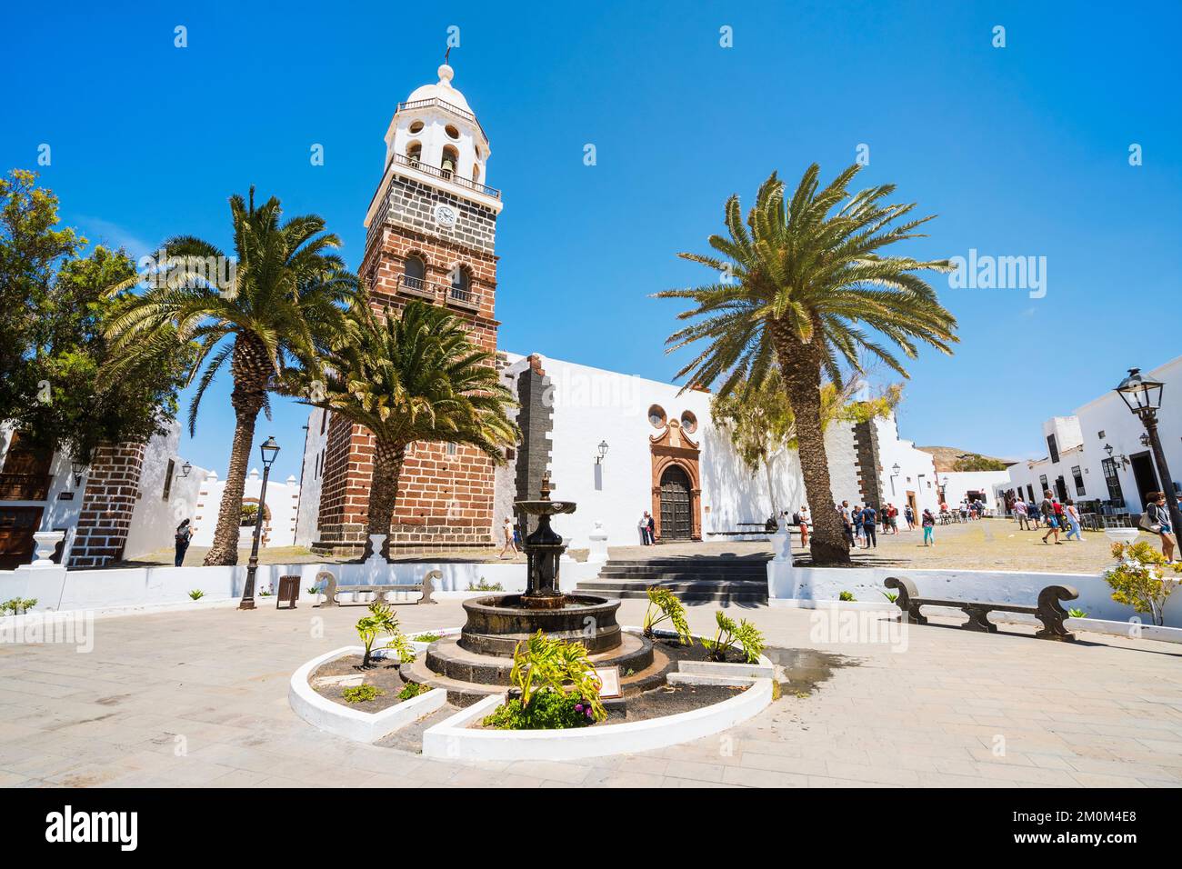 Vieille église de notre dame de Guadalupe - le principal monument historique de Teguise, Lanzarote, îles Canaries, Espagne Banque D'Images