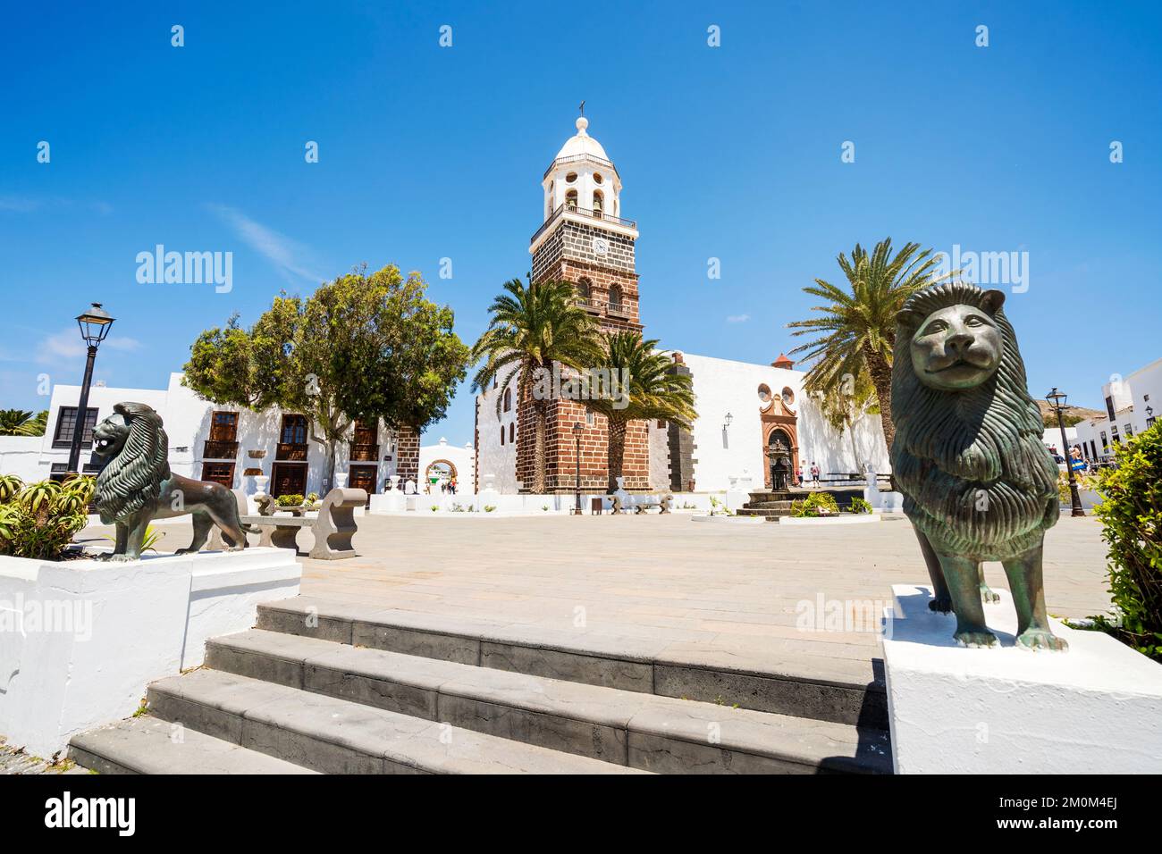 Vieille église de notre dame de Guadalupe - le principal monument historique de Teguise, Lanzarote, îles Canaries, Espagne Banque D'Images