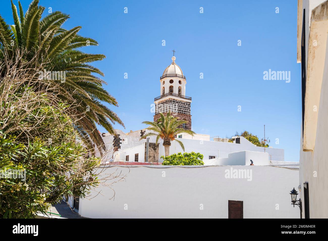 Vieille église de notre dame de Guadalupe - le principal monument historique de Teguise, Lanzarote, îles Canaries, Espagne Banque D'Images