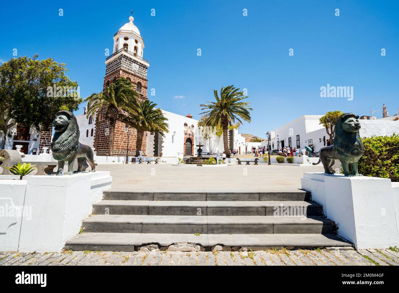 Vieille église de notre dame de Guadalupe - le principal monument historique de Teguise, Lanzarote, îles Canaries, Espagne Banque D'Images