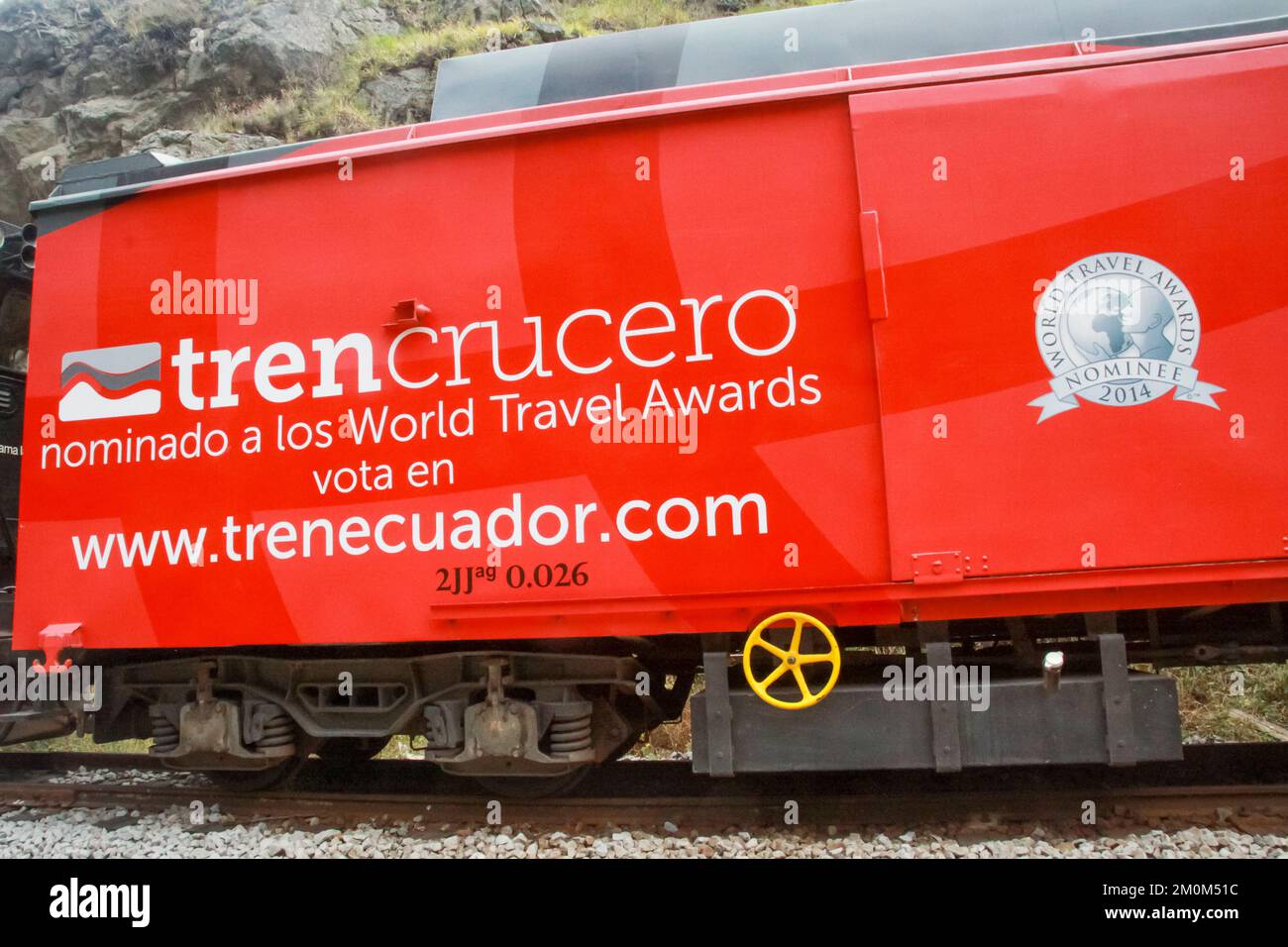 TREN Equateur, train et train équatorien Banque D'Images