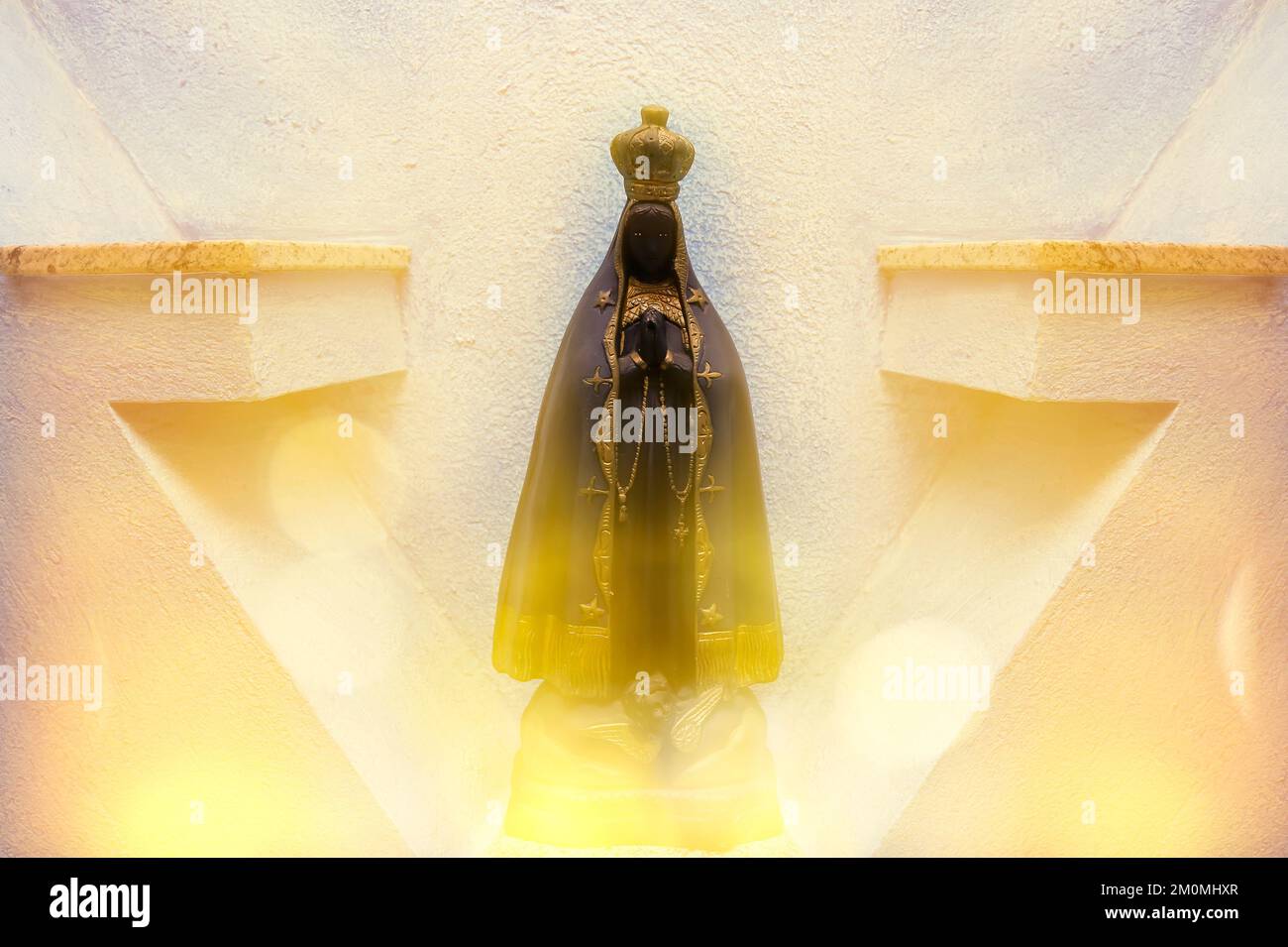 Notre Dame d'Aparecida Statue de l'image, Nossa Senhora Aparecida Banque D'Images